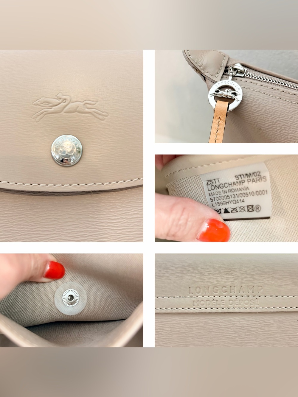 Auth LONGCHAMP Large Le Pliage City Coated Canvas Taupe Tote Bag - Picture 3 of 15